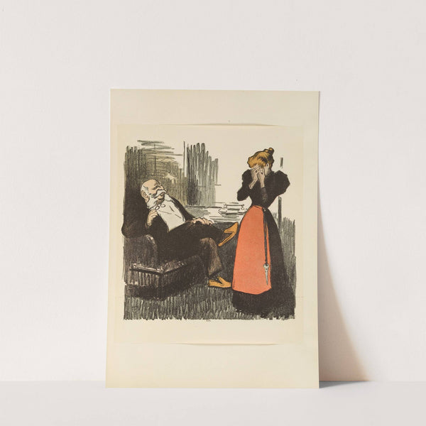 A Dishonourable Proposal (1912) by Théophile Alexandre Steinlen