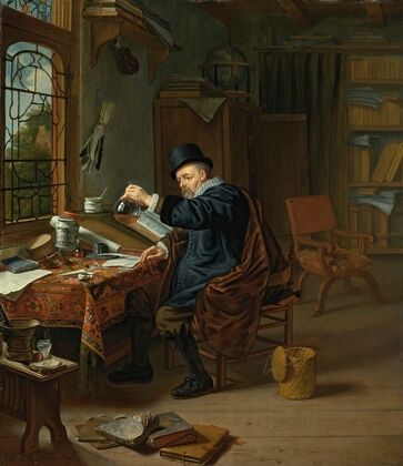 A Doctor In His Studio