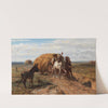 A Donkey on a Country Road by Otto von Thoren
