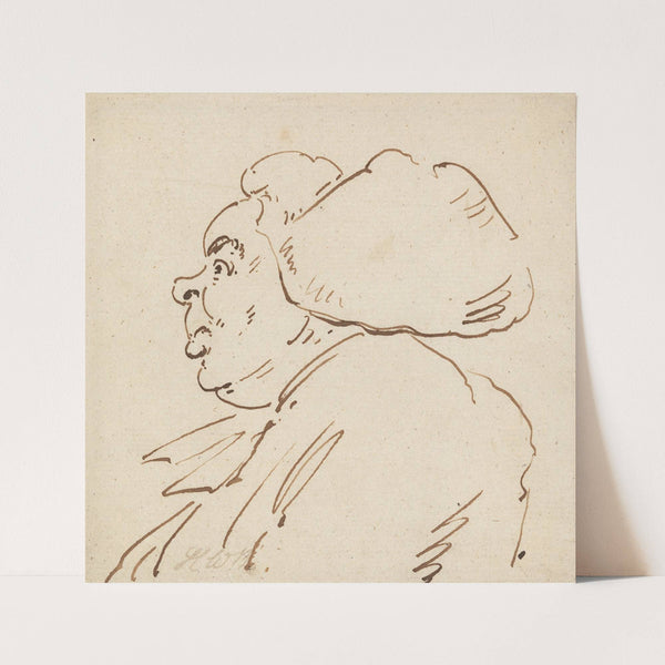 A Double-chinned Man by Henry William Bunbury