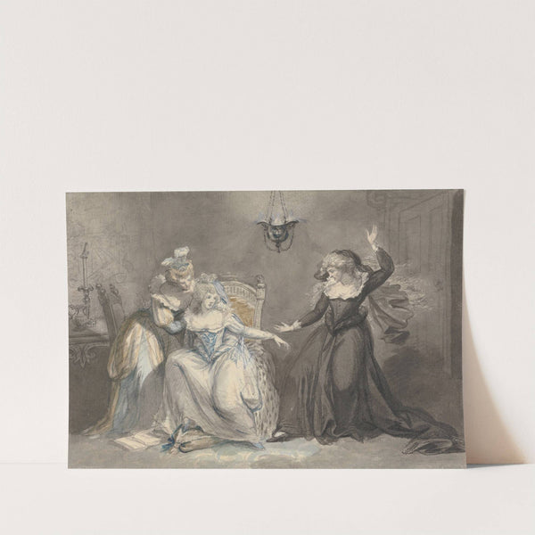 A Dramatic Scene with Three Women in an Interior by William Hamilton