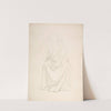 A Drapery Study of a Seated Man early (19th century) by Johann Friedrich Overbeck