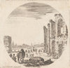 A droite, une partie du ColisÃ©e, et Ã  gauche, l’arc de Constantin, vue de flanc