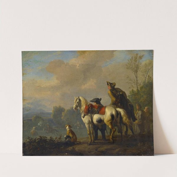 A Duel on Horseback by Jan van Huchtenburg