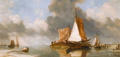 A Dutch Calm, Zuider Zee Fishing Craft