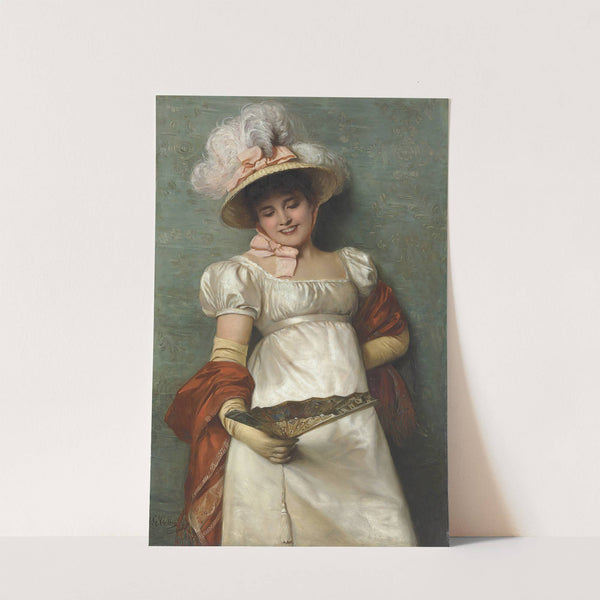 A Fair Maiden by Giovanni Costa