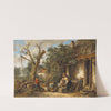 A Family Idyll in a Courtyard by Mari ten Kate