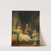 A Family In An Interior Playing With A Dog by Marguerite Gérard