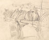 A Farm Horse, Harnessed to a Cart, Executed at or Near Canterbury
