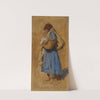 A Farmer’s Wife Blowing her Nose (circa 1870-1875) by August von Pettenkofen