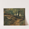 A Farmstead on a Country Road (c. 1880) by Carl Schuch