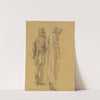 A Fashionable Couple Seen from Behind by Philibert d&#039;Amiens de Ranchicourt