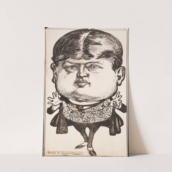 A fat young man, thumbs in his fancy vest. (1899) by Frank Arthur Nankivell