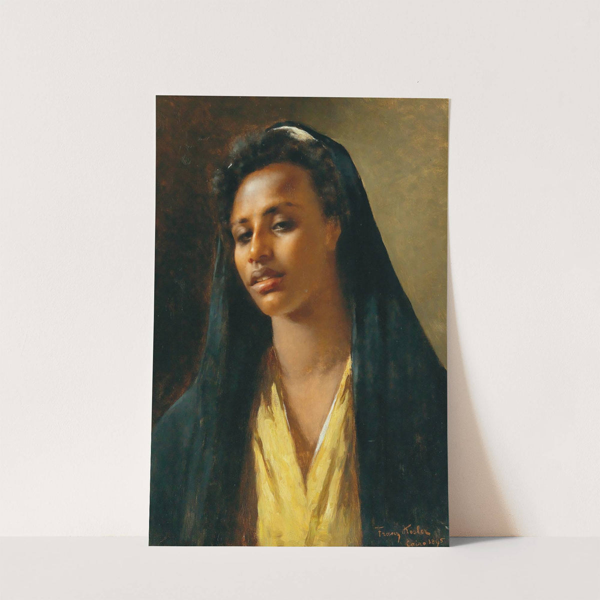 A fellah woman by Franz Xaver Kosler