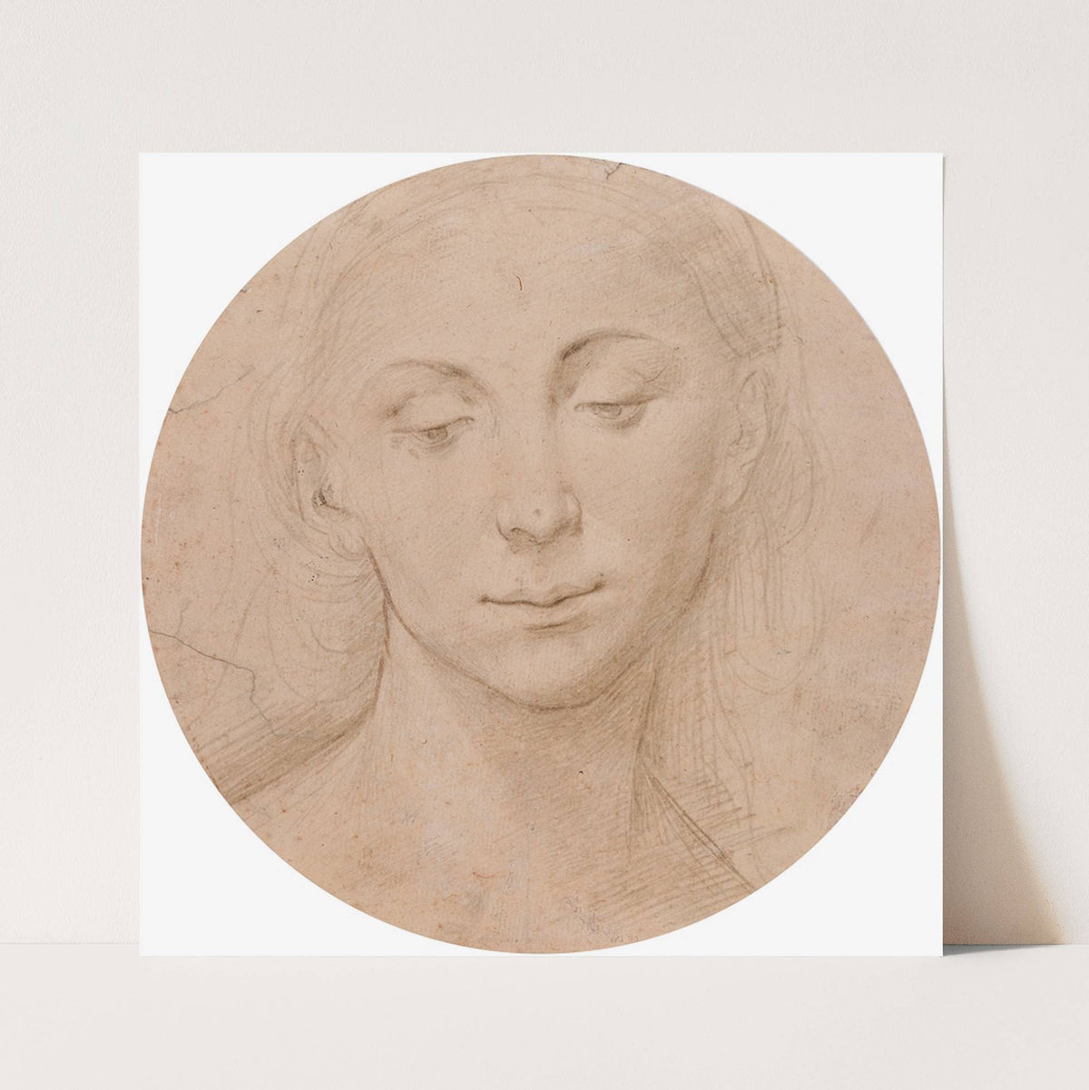 A Female Head (c.1480s) by Lorenzo di Credi