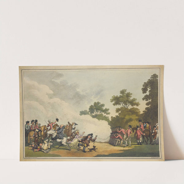 A field day in Hyde Park (1791) by Thomas Rowlandson