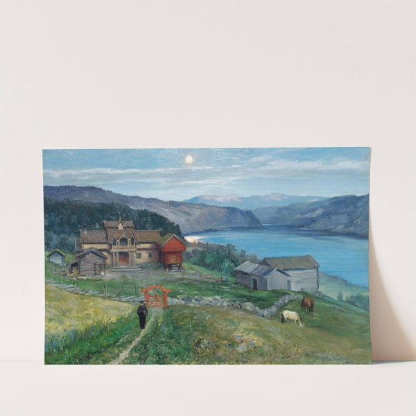 A Fine Farm At Last! (1889) by Christian Skredsvig
