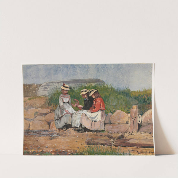 A Fisherman&#039;s Daughter by Winslow Homer