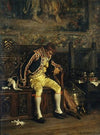 A Footman Sleeping