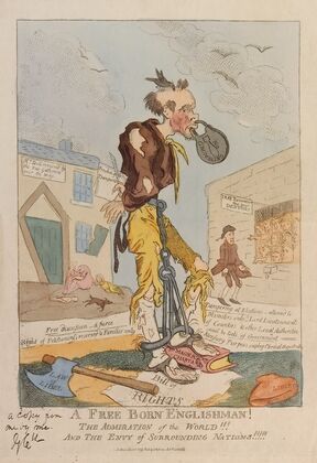 A free born Englishman! The admiration of the world!!! And the envy of surrounding nations!!!!!. (1819)