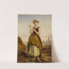 A French Peasant Girl (1848) by Dominique Louis Papety
