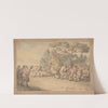 A game of quoits by Thomas Rowlandson