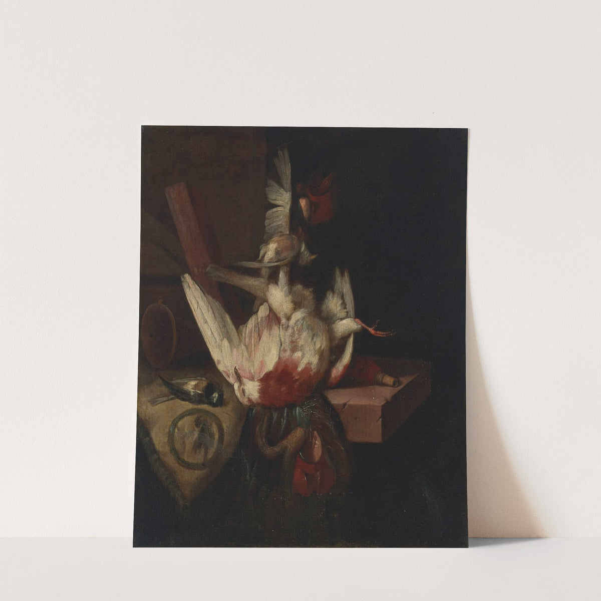 A game still life by William Gouw Ferguson