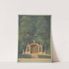 A garden pavilion in a forested landscape by Jules-Edmond-Charles Lachaise