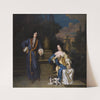 A Gentleman And A Lady In A Park by Jan Verkolje