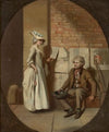 A girl buying a ballad, in a feigned oval