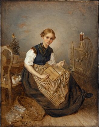 A Girl Carding