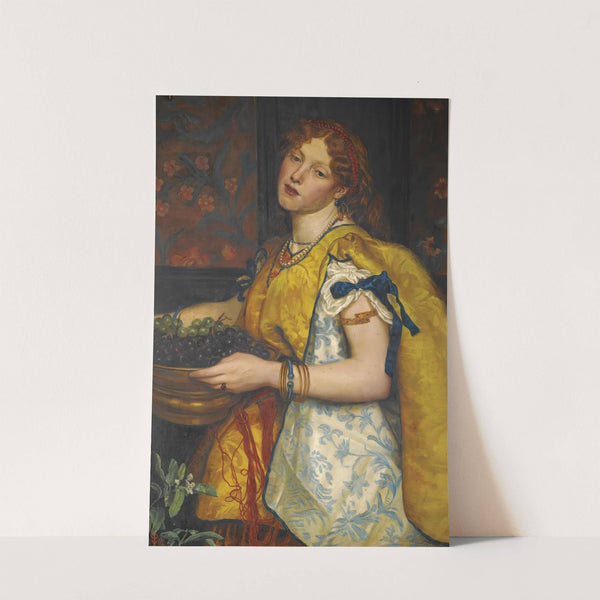A Girl Carrying Grapes by Valentine Cameron Prinsep