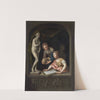A Girl Drawing and a Boy near a Statue of Venus by Pieter Van Der Werff