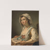 A Girl, Holding A Book by Jean-Baptiste Charpentier