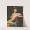 A Girl in Yellow (The Yellow Gown) by William Merritt Chase