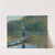 A Girl on a Jetty, fishing by Josef Engelhart