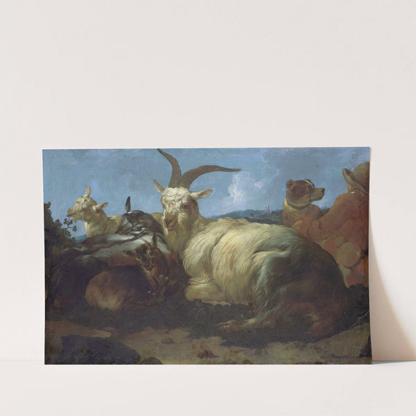 A Goatherd Watching his Animals by Johann Melchior Roos