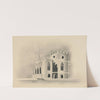 A Gothic Church by Moonlight (1840) by Mary Altha Nims