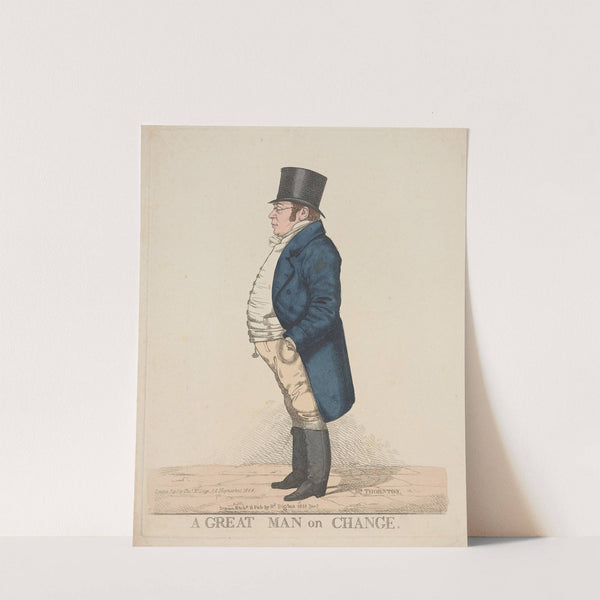 A great man on change. (1824) by Richard Dighton