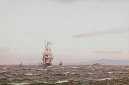 A Grey Morning off Arran
