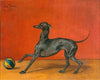 A Greyhound or Italian Sighthound with Ball (1876)