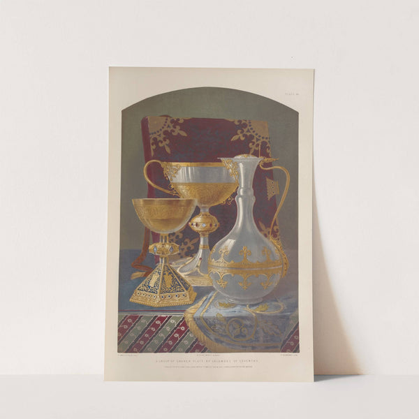 A group of church plate by Matthew Digby Wyatt