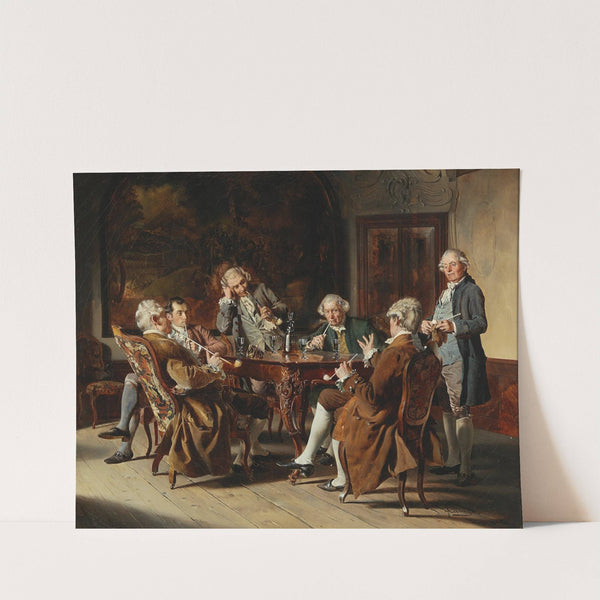 A group of gentlemen by Johann Hamza