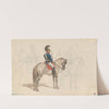 A Group of Mounted Officers by Johann Adam Klein