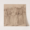 A Group of Standing Monks and other Figures (1630s–40s) by Jan Lievens