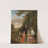 A Group Portrait Of The Loth Family In A Landscape by Johan le Ducq