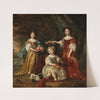 A Group Portrait Of Three Children In Elegant Dresses (circa 1670-1680) by Dutch School