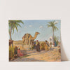 A Halted Caravan on the Borders of the Egyptian Desert by Thomas Seddon
