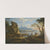 A Harbour Scene With Fishermen Returning To Shore, Some Travellers Setting Up Camp And Two Riders On A Pass, Mountains Beyond by Jacob de Heusch