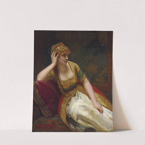 A harem beauty by Henry Guillaume Schlesinger